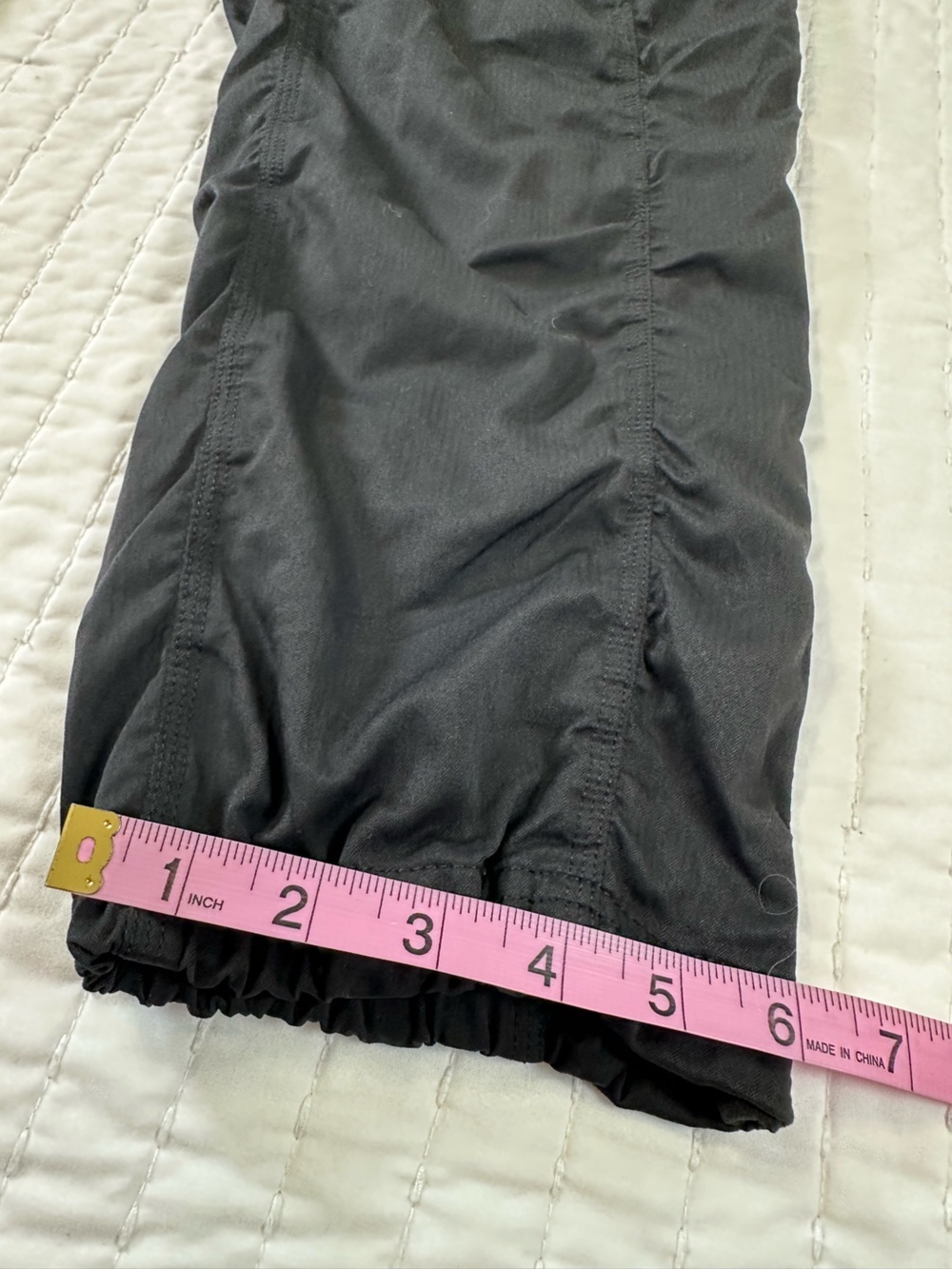 The North Face Aphrodite 2.0 Water Resistant Black Drawstring Jogger Capri Sz M - Picture 5 of 13